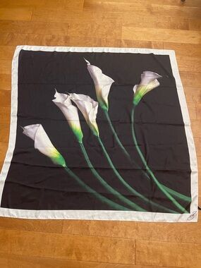 Victoria Beckham shawl/cover up- Black, White, Green